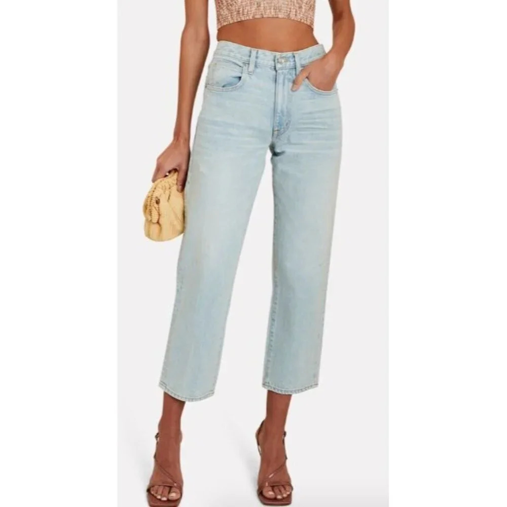 NWOT SLVRLAKE Sophie Crop Straight Leg Jeans-sz 26